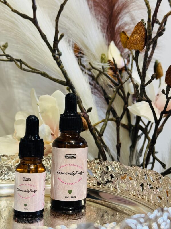 Essences By Nadya luxury facial oil for sensitive skin – natural, vegan, cruelty-free skincare